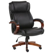 Кресло офисное BRABIX PREMIUM «Magnum EX-701», дерево, рециклированная кожа, черное, 531827