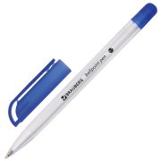 Ручка шариковая масляная BRAUBERG «OIL PEN», СИНЯЯ, корпус прозрачный, 0,7 мм, линия 0,35 мм, 141476