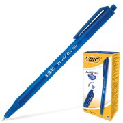 Ручка шариковая автоматическая BIC «Round Stic Clic», СИНЯЯ, узел 1 мм, линия письма 0,32 мм, 926376