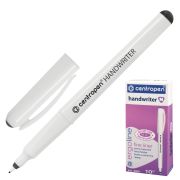Ручка капиллярная (линер) ЧЕРНАЯ CENTROPEN «Handwriter», трехгранная, линия 0,5 мм, 4651, 2 4651 0112