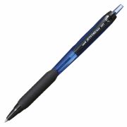 Ручка шариковая масляная автоматическая с грипом UNI (Япония) «JetStream», СИНЯЯ, узел 0,7 мм, линия письма 0,35 мм, SXN-101-07, SXN-101-07 BLUE