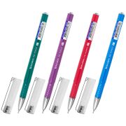 Ручка шариковая масляная BRAUBERG «Oxet Color», СИНЯЯ, корпус ассорти, В ДИСПЛЕЕ, игольчатый узел 0,7 мм, линия письма 0,35 мм, 143003