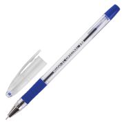 Ручка шариковая масляная с грипом BRAUBERG «Model-XL» ORIGINAL, СИНЯЯ, узел 0,7 мм, линия письма 0,35 мм, 143242