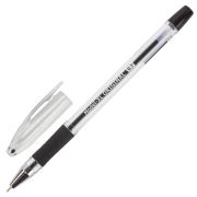 Ручка шариковая масляная с грипом BRAUBERG «Model-XL» ORIGINAL, ЧЕРНАЯ, узел 0,7 мм, линия письма 0,35 мм, 143243