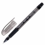 Ручка гелевая с грипом PENSAN «Soft Gel Fine», ЧЕРНАЯ, игольчатый узел 0,5 мм, линия 0,4 мм, 2420/12