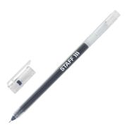 Ручка гелевая STAFF «EVERYDAY» GP-673, ЧЕРНАЯ, длина письма 1000 м, игольчатый узел 0,5 мм, линия письма 0,35 мм, 143673