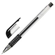 Ручка гелевая с грипом STAFF «Basic Needle» GP-679, ЧЕРНАЯ, игольчатый узел 0,5 мм, линия письма 0,35 мм, 143679