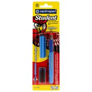 Ручка перьевая CENTROPEN «Student», корпус ассорти, иридиевое перо, 2 сменных картриджа, блистер, 2156, 1 2156 0101