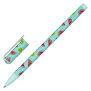 Ручка шариковая BRAUBERG SOFT TOUCH STICK «JUICY FRUIT», СИНЯЯ, мягкое покрытие, узел 0,7 мм, 143704