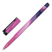 Ручка шариковая BRAUBERG SOFT TOUCH GRIP «STARS», СИНЯЯ, мягкое покрытие, узел 0,7 мм, 143715
