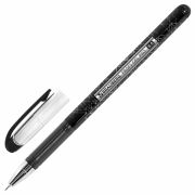 Ручка гелевая BRAUBERG «Profi-Gel PRO», ЧЕРНАЯ, линия письма 0,4 мм, игольчатый наконечник 0,5 мм, печать на корпусе, 144124