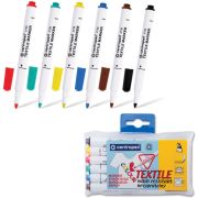 Маркеры для ткани 6 ЦВЕТОВ CENTROPEN «Textile Marker», круглый наконечник, 1,8 мм, 2739/6, 5 2739 0610
