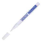 Маркер-краска лаковый (paint marker) MUNHWA «Slim», 2 мм, БЕЛЫЙ, нитро-основа, алюминиевый корпус, SPM-05
