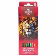 Карандаши цветные KOH-I-NOOR «RED LION» 18 цветов, шестигранные, 2,8 мм, натуральное дерево, 3553/18, 3553018063KS