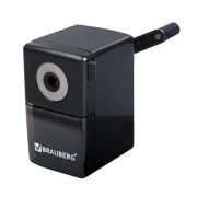 Точилка механическая BRAUBERG «BLACK JACK», крепление к столу, металлический механизм, цвет чёрный, 222516