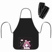 Фартук с нарукавниками для уроков труда ПИФАГОР, 1 карман, 46х54 см, «Anime girl», 273624