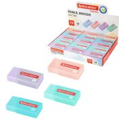 Ластик BRAUBERG «PASTEL MATTE», 50х24х10 мм, прямоугольный, картонный держатель, экологичный ПВХ, ассорти, 272729