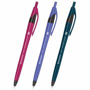 Ручка шариковая масляная автоматическая BRAUBERG «DUAL VINTAGE COLOR», СИНЯЯ, пишущий узел 0,7 мм, линия письма 0,35 мм, 144328