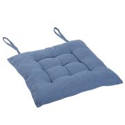 Подушка на стул «РОГОЖКА», 40x40 см, полиэстер, синяя, PRIMILA (ПРИМИЛА) LUX, 700503