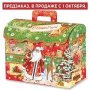 Подарок новогодний «СУНДУК. СПЕШУ НА ПРАЗДНИК», НАБОР конфет 1000 г, картонная коробка, МОСУПАК