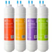 Фильтры для пурифайеров 12 дюймов, ресурс 10000 л, КОМПЛЕКТ 4 шт., AQUA ALLIANCE A-12U, 70325