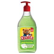 Средство для мытья посуды 500 мл, QUALITA «Бальзам Green tea & Aloe», дозатор, 14483