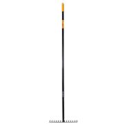 Грабли 14 зубьев цельнометаллические 35х10 см, ОБЩАЯ ДЛИНА 150 см, черенок сталь, RABBITEX (РАББИТЕКС) «LONG HANDLE», 700493