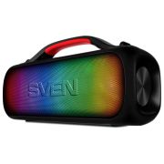 Колонка портативная SVEN PS-360, 24 Вт, TWS, Bluetooth, FM, USB, черный, SV-021740