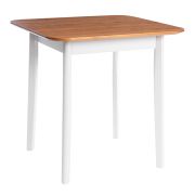 Стол Соната Люкс/ Sonata Lux table, 75х75х75 см массив сосны, антик/белый, 75х75х75 см