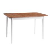 Стол Соната Люкс/ Sonata Lux table, 120х75х75 см массив сосны, антик/белый, 120х75х75 см