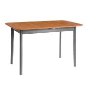 Стол Соната Люкс раздвижной/Sonata Lux extension table массив сосны, антик /графит, 120-(150)х75х75 см
