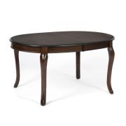 Стол раскладной Royal ( RY-T6EX ) дерево гевея/мдф, 150+44х106х75см, Tobacco