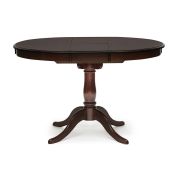 Стол раскладной Siena ( SA-T4EX) дерево гевея/мдф, 90+30х90х75см, Tobacco