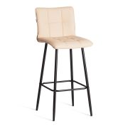 Барный стул Bari/Бари экокожа , бежевый, 45х56х110 см