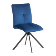 Стул обеденный Sweet поворотный механизм 360, велюр, Blue (синий)
