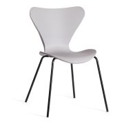 Стул Jacobsen (mod DC 102-1) пластик/металл, 45 х 54.5 х 80 см, Grey (Cерый) /Black (Черный)