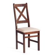 Стул CROSSMAN NEW, Многослойный березовый шпон, 41х40x100 см, cappuchino/велюр бежевый