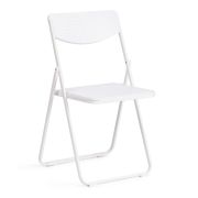 Стул складной Folder/Фолдер (мод. 3016) каркас: металл, сиденье/спинка: пластик, 48,5х48х82,5см, белый
