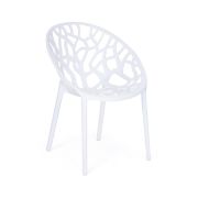 Стул BUSH (mod. 017) пластик, 60*58,5*80см, белый