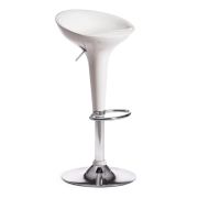 Стул барный Nail/Наил (мод. KY801) металл/пластик, 42х44х67-88см, белый/хром