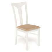 Стул - Гермес/ Hermes дерево гевея, 43х49х94см, butter white, ткань песочная (Jaffy 104-58)