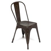 Стул LOFT CHAIR (mod. 012) / 1 шт. в упаковке металл, 45*35*85см, коричневый/brown vintage