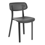 Стул JOLLY (mod. XRB-096-B2) / 2 шт. в упаковке пластик, черный (black), 46 х 50,5 х 78 см
