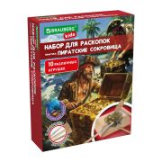 Набор для раскопок «Пиратский клад» 17x21,5 см, инструменты, BRAUBERG KIDS, 665928