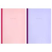 Тетрадь А4 96 л. BRAUBERG, на сшивке с корешком, клетка, обложка картон, «Minimal Pastel», 405282