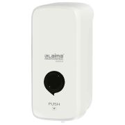 Дозатор для жидкого мыла LAIMA PROFESSIONAL PREMIUM, НАЛИВНОЙ, 1 л, белый, ABS-пластик, 609509
