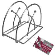 Салфетница овальная 8,2х13х7,2 см, CLASSIC, хром, WEGLA (ВЕГЛА), 700237