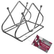 Салфетница треугольная 8,2х13х7,2 см, CLASSIC, хром, WEGLA (ВЕГЛА), 700238