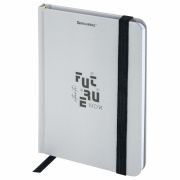 Блокнот с резинкой в клетку 96 л., МАЛЫЙ ФОРМАТ А6, 109х148 мм, твердая обложка, BRAUBERG, «Future», 116332