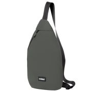 Рюкзак однолямочный HEIKKI SMOOTH (ХЕЙКИ), 2 отделения, хаки, 35x20x8 см, 273920